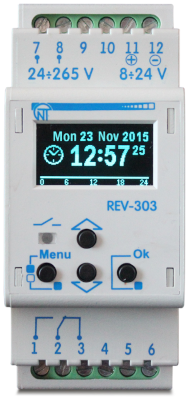 Реле времени для распределительного щита Новатек-Электро REV-303 - фотография № 2
