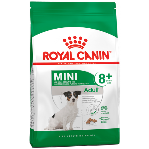 Корм сухой ROYAL CANIN Mini Adult 8+ для взрослых собак мелких пород старше 8 лет, 2 кг