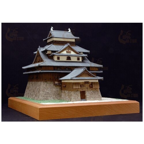 фото Сборная модель woody joe замок matsue, масштаб 1:150, wj35246