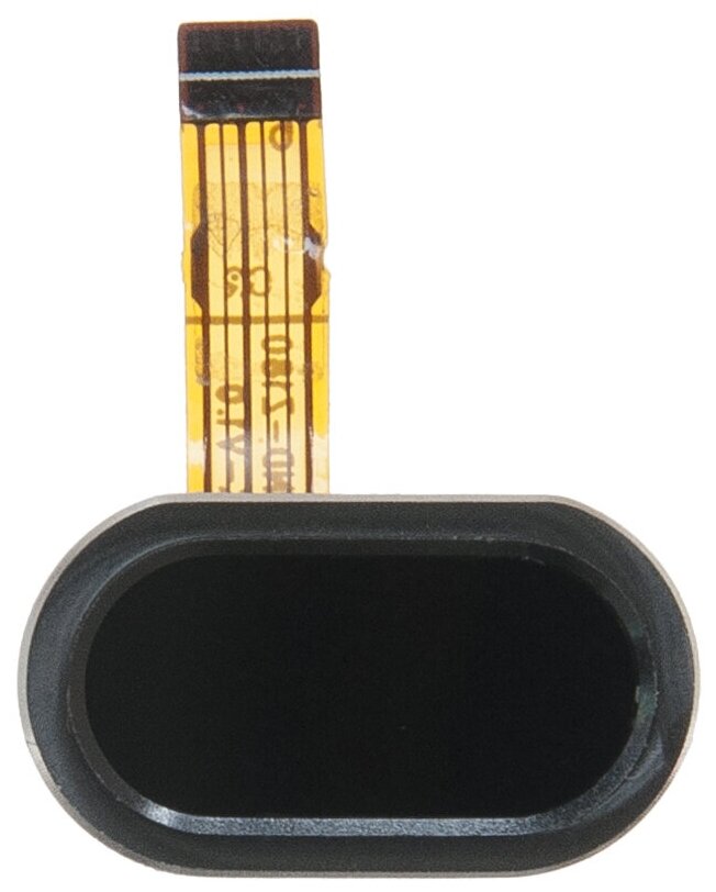 Кнопка HOME для Meizu M3 mini в сборе черная (окантовка черная)