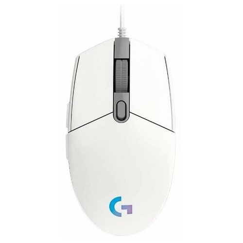Игровая мышь Logitech G203 Lightsync, белый