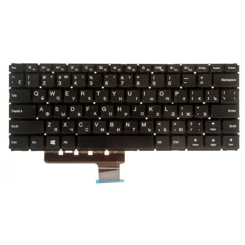 Клавиатура для ноутбука Lenovo Ideapad 310-14IAP, 310-14IKB, 310-14ISK, V510-14ikb, черная гор Enter