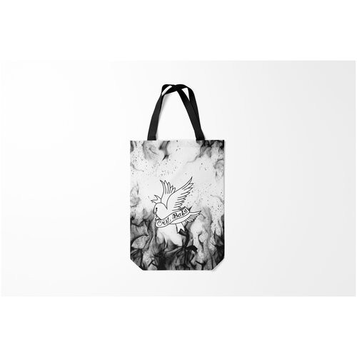 фото Сумка-шоппер / 31х42 см / rap / lil peep cry baby burnettie