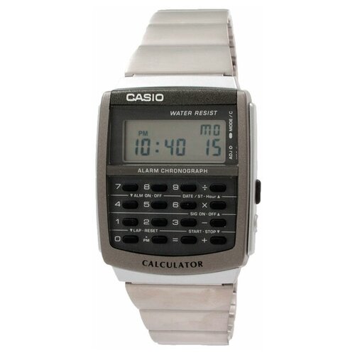 Наручные часы CASIO, черный, серый casio ca 506d 1d