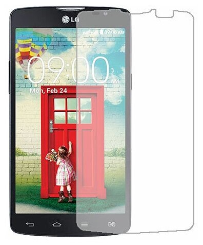 LG L80 Dual защитный экран Гидрогель Прозрачный (Силикон) 1 штука