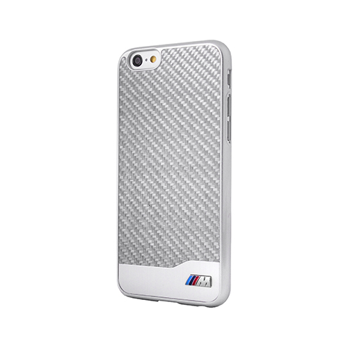 Накладка BMW M-Collection Hard Aluminum & Carbon для iPhone 6 / 6s - Silver