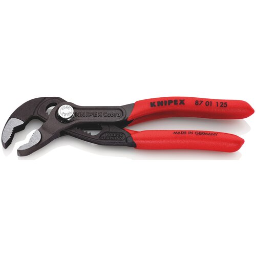 Сантехнические клещи Knipex 87 01 125 125 мм красный