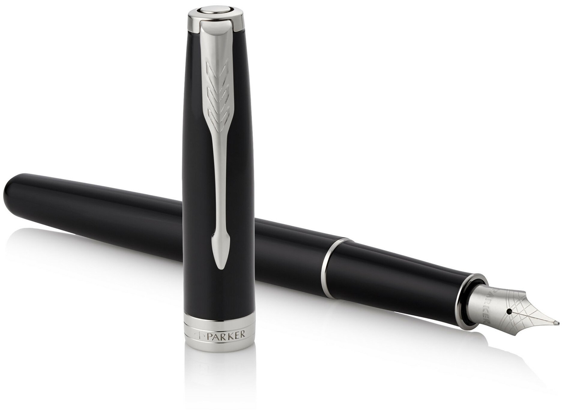 Перьевая ручка Parker Sonnet Black Lacquer CT перо F (1931499)