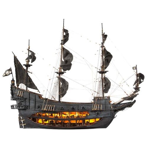 Летучий Голландец (Flying Dutchman), сборная модель парусного корабля OcCre (Испания), М.1:50