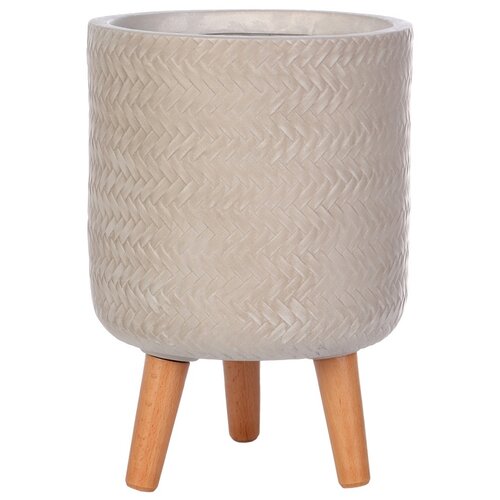 Кашпо Idealist Lite Плейт, 24 x 35 см бежевый