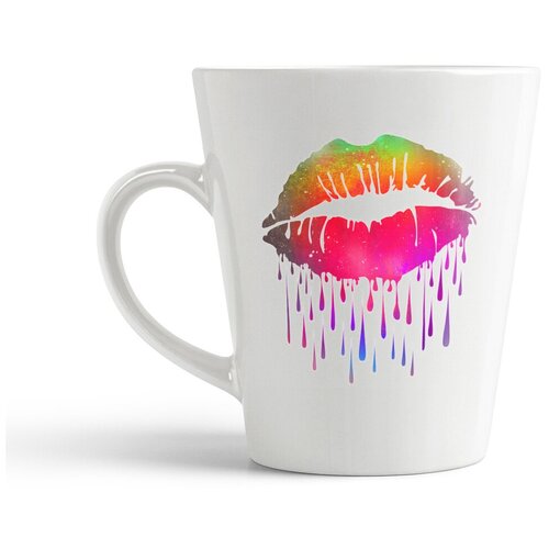 фото Кружка-латте coolpodarok губы капли краски