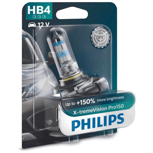 Лампа Hb4 X-Treme Vision Pro150 Philips арт. 9006XVPB1