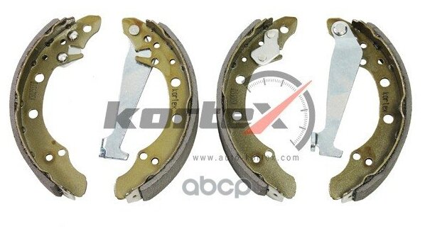 Колодки барабанные для audi 80/vw golf iii/vento d=200mm Kortex KS007STD