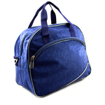 Саквояж / Сумка дорожная BITEX 24-976 с креплением на чемодан, синяя жатка - изображение