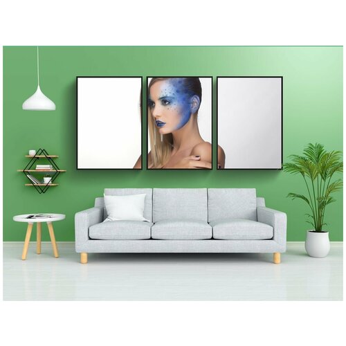 фото Набор модулных постеров для интерьера "ницца, дорого, молодой" 60x90 см. в тубусе, без рамки lotsprints