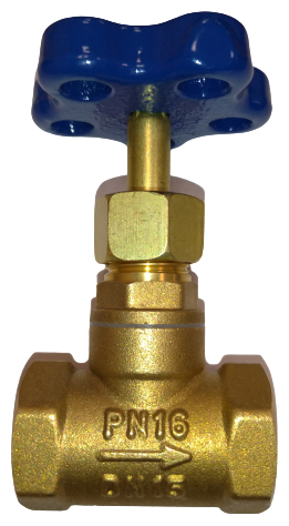 Клапан (вентиль) запорный RM 1/2 ВР-ВР муфтовый укор. Ду15 Ру16 - фотография № 2