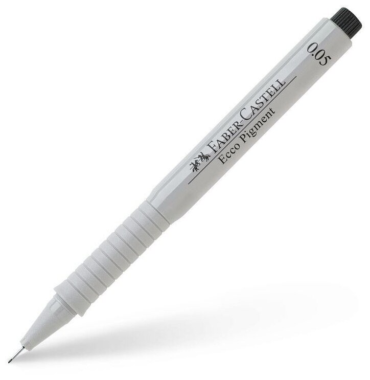 Ручка капиллярная Faber-Castell Ecco Pigment черная, 0,05мм, 166099
