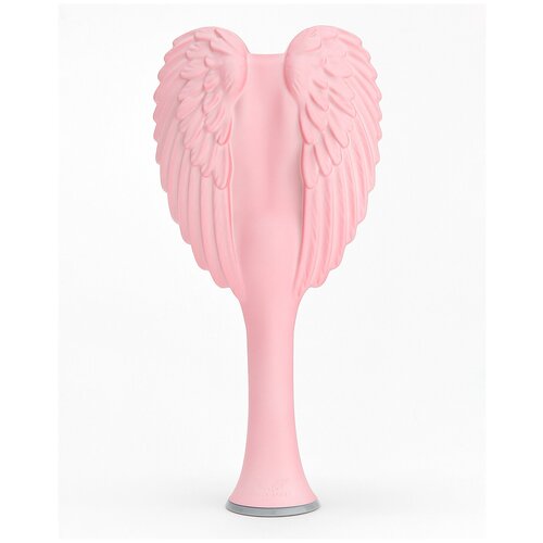 Tangle Angel 2.0 Антибактериальная и антистатическая инновационная термостойкая расческа для волос Pink Soft Touch (матовая): массажная, распутывающая, профессиональная