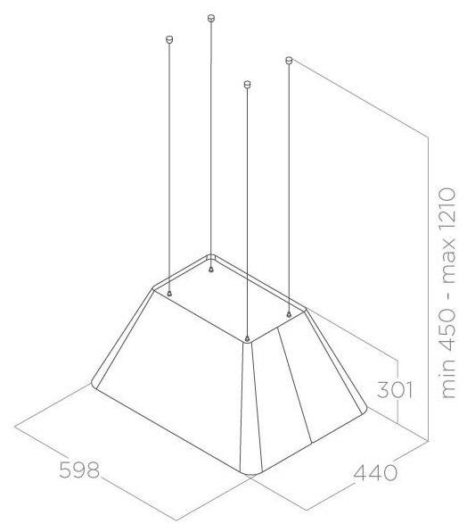 Купольная вытяжка Elica IKONA LIGHT WH/F/60, white - фотография № 16