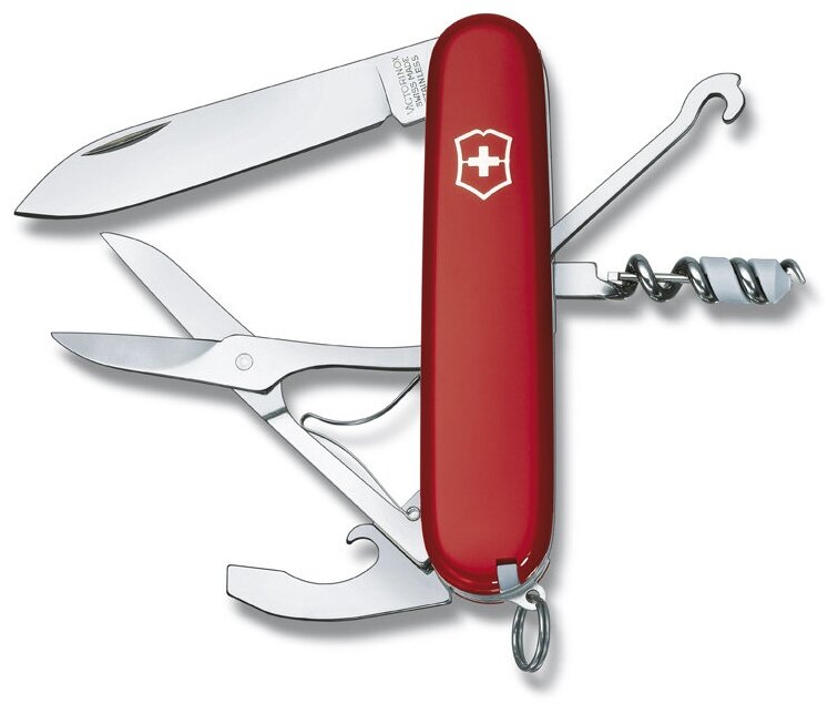 Нож многофункциональный Набор аксессуаров VICTORINOX Compact красный