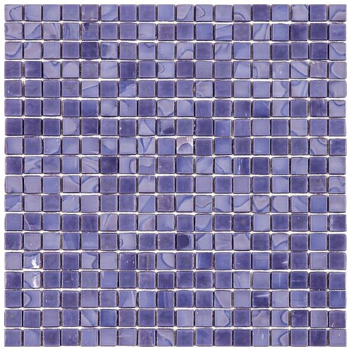 Мозаика одноцветная чип 15 стекло Alma N45 фиолетовый квадрат глянцевый