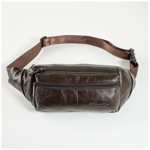 фото Сумка на пояс cheer soul 7226 коричневая brandberry