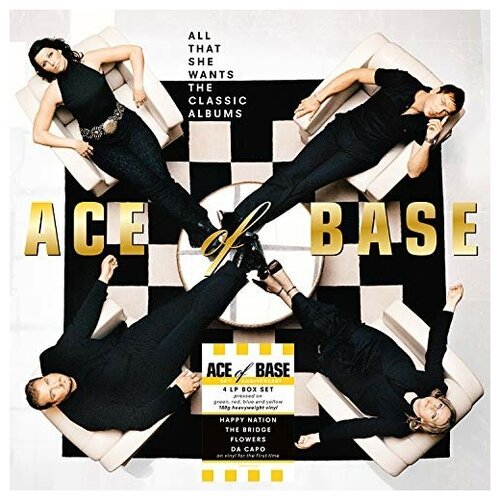 Demon Records Ace Of Base / All That She Wants: The Classic Albums (Limited Edition Box Set)(Coloured Vinyl)(4LP) queen forever limited edition box set