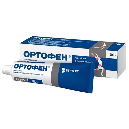 Ортофен гель д/нар. прим., 5%, 100 г