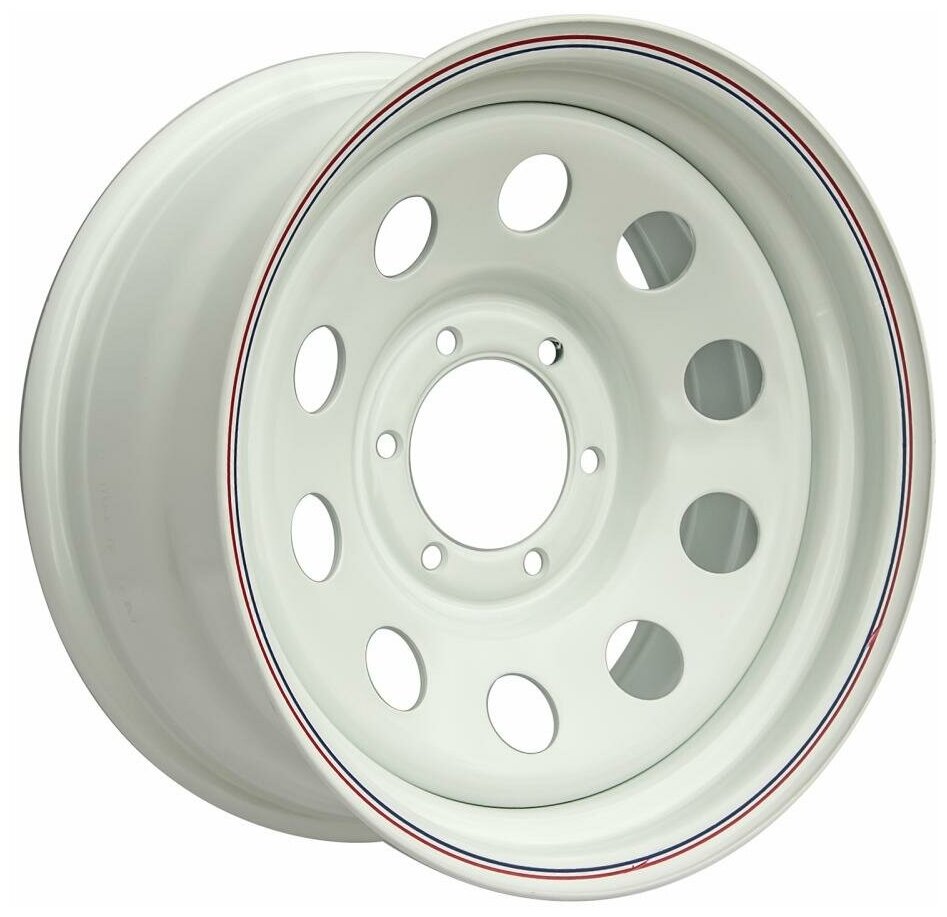 Диск OFF-ROAD-WHEELS Toyota/Nissan стальной белый 6x139,7 8xR17 d110 ET-10 (круг. отв.)