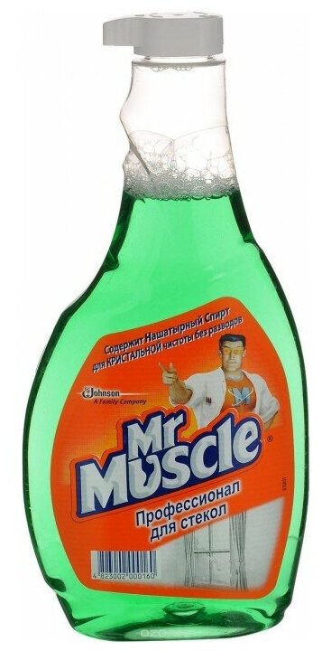 Средство для мытья стекол Mr. Muscle спрей, 500мл - фотография № 11