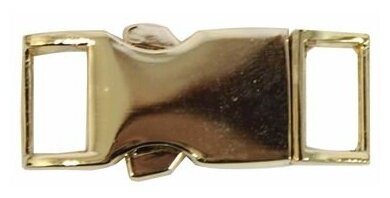 Фастекс 10мм ушко, 34*14мм, золото, Айрис ГНУ14421 (НРЕ1105) — фото 1