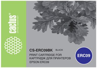 Картридж матричный Cactus CS-ERC09BK черный для Epson ERC09