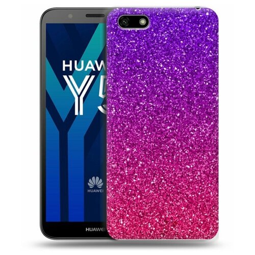 Дизайнерский силиконовый чехол для Huawei Y5 Prime 2018 Тренд Микс