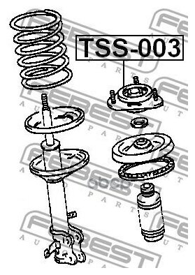 Опора Амортизационной Стойки | Перед Прав/Лев | Febest арт. TSS003