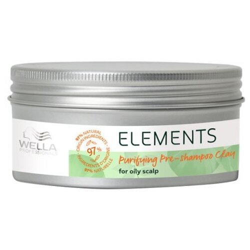 Wella Professionals ELEMENTS Purifying Pre-shampoo Clay - Глина для кожи головы очищающая 225 мл