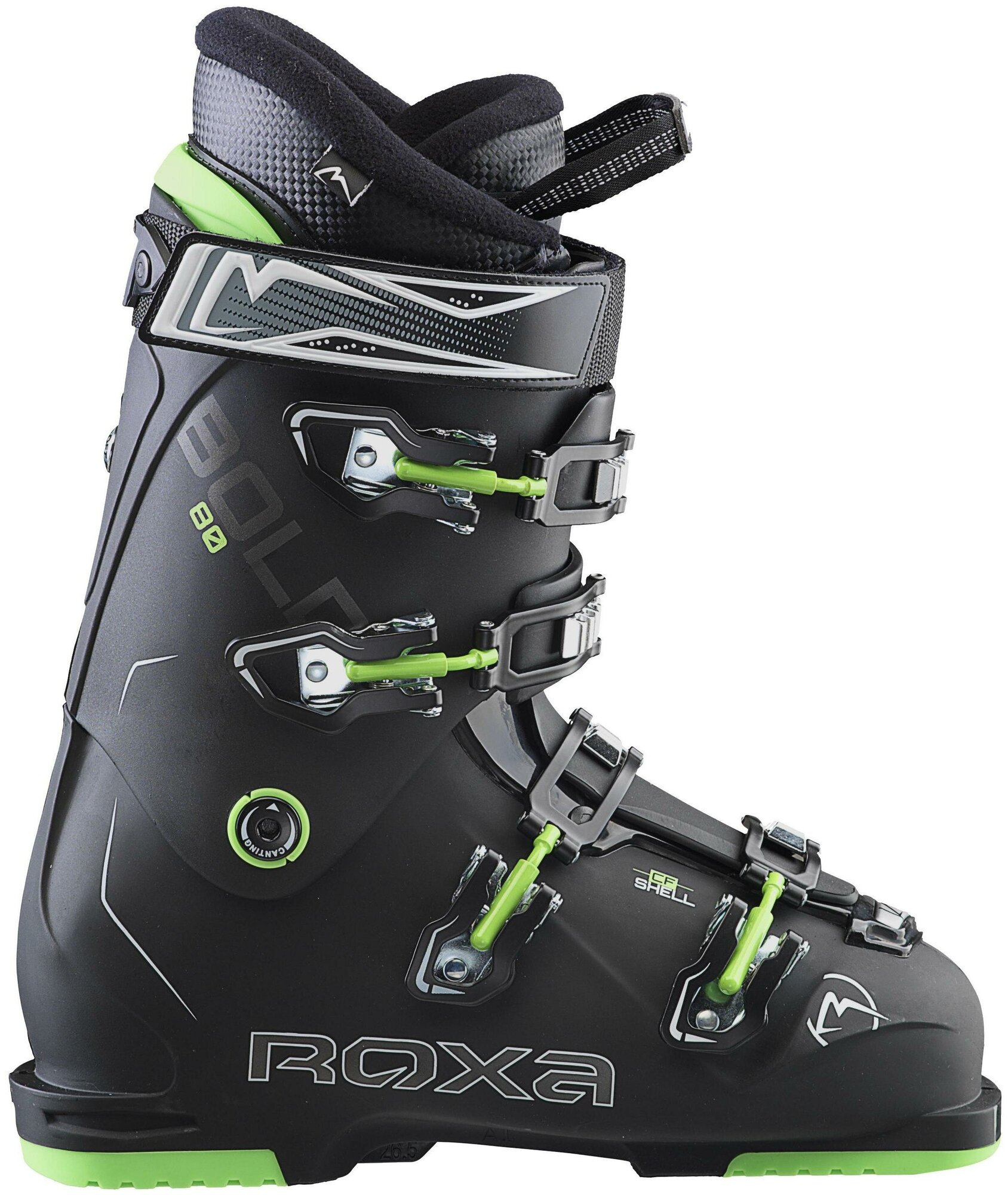 Горнолыжные ботинки ROXA BOLD 80 Black/black/green (см:28,5)