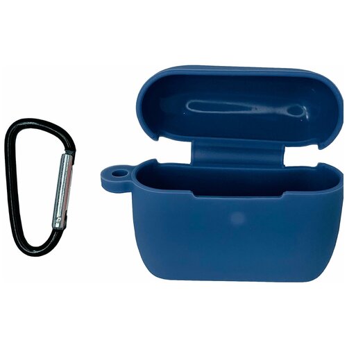 фото Силиконовый чехол с карабином для airpods pro фиолетовый oem