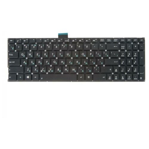 Клавиатура для Asus X555, X555L, X553 Black, No frame, гор. Enter ZeepDeep клавиатура для asus x555 x555l x553 [0knb0 612rru00] zeepdeep haptic black no frame гор enter