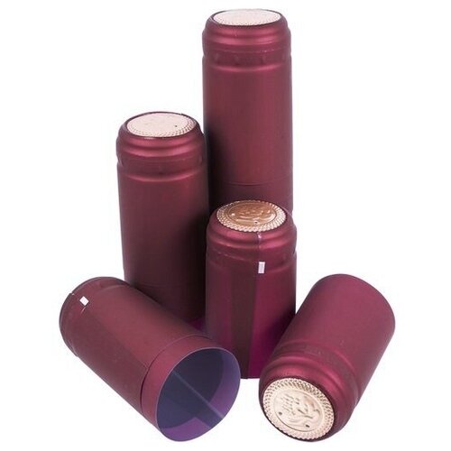 Термоусадочный колпачок красный (100 шт.)