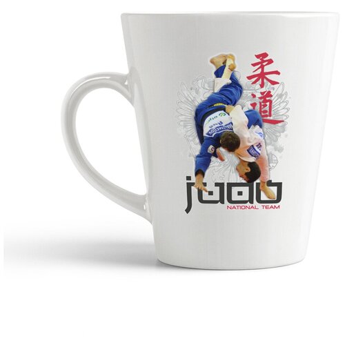 фото Кружка-латте coolpodarok "judo. дзюдо" костюм