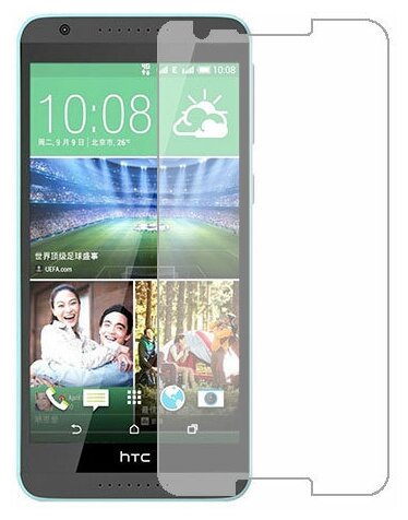 HTC Desire 820 dual sim защитный экран Гидрогель Прозрачный (Силикон) 1 штука