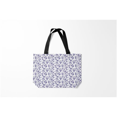 фото Сумка-шоппер / 46х35 см / популярные иллюстрации / узоры узор burnettie