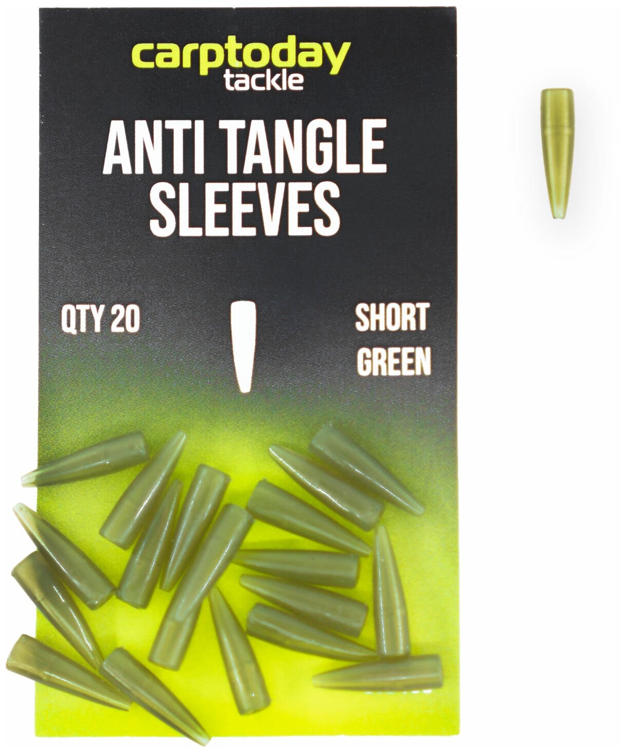 Отводчики короткие Carptoday Tackle Anti Tangle Sleeves Short зеленые