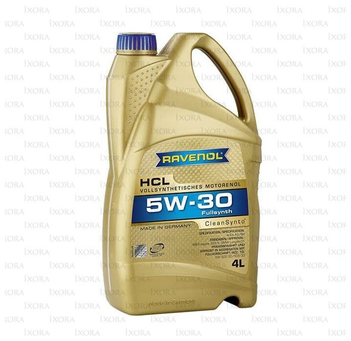 RAVENOL Моторное масло HCL 4014835722996 (4л)