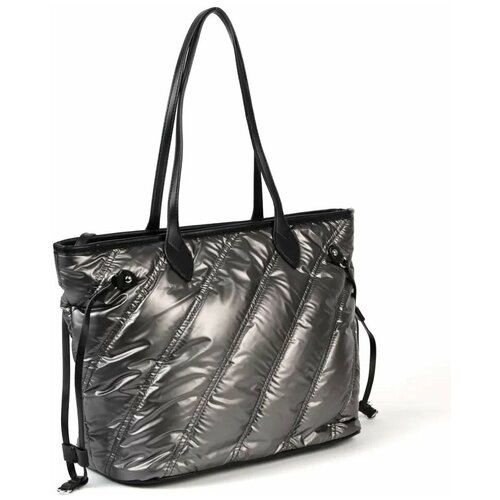 фото Женская сумка с косметичкой 60240 грей (111903) fuzi house