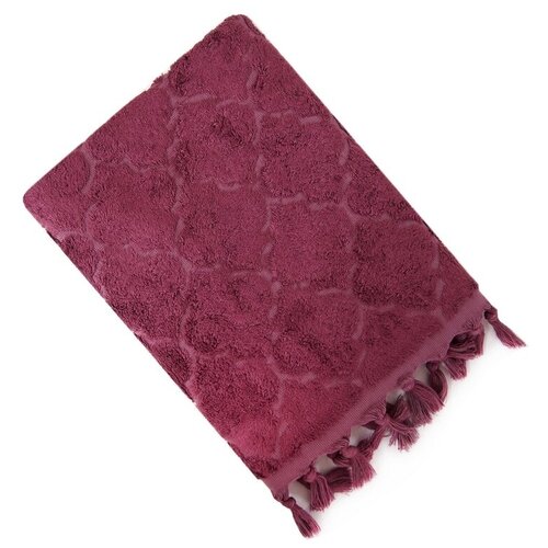 фото Tana home collection полотенце keyt цвет: брусничный (50х90 см) br41755