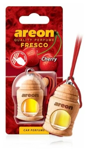 Ароматизатор AREON подвесной боченок деревянный на жидкой основе FRESCO CHERRY