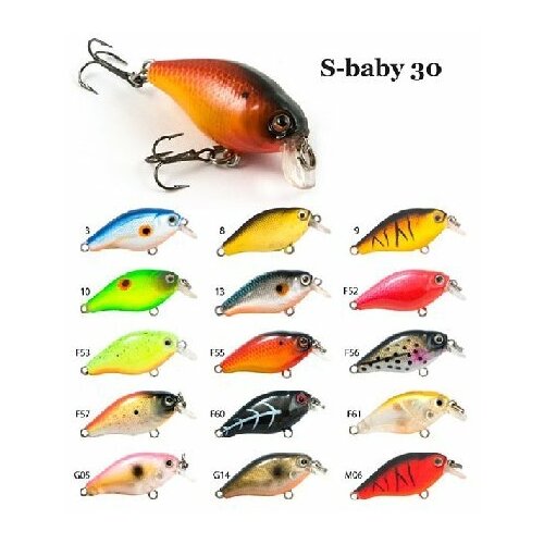 Raiden Воблер RAIDEN S-BABY (Длина (мм) 30; Вес (гр.) 2,5 / F53)