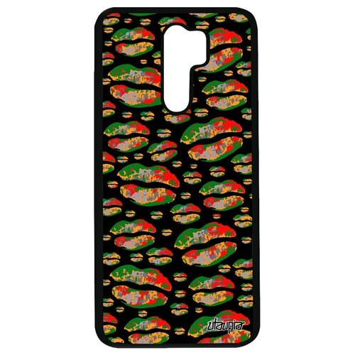 фото Защитный чехол на смартфон // xiaomi redmi 9 // "губы" глянец бомонд, utaupia, цветной