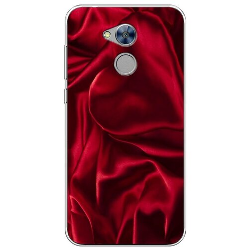 фото Силиконовый чехол "текстура красный шелк" на honor 6a / хонор 6а case place